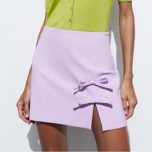 Zara Bow Mini Skirt M